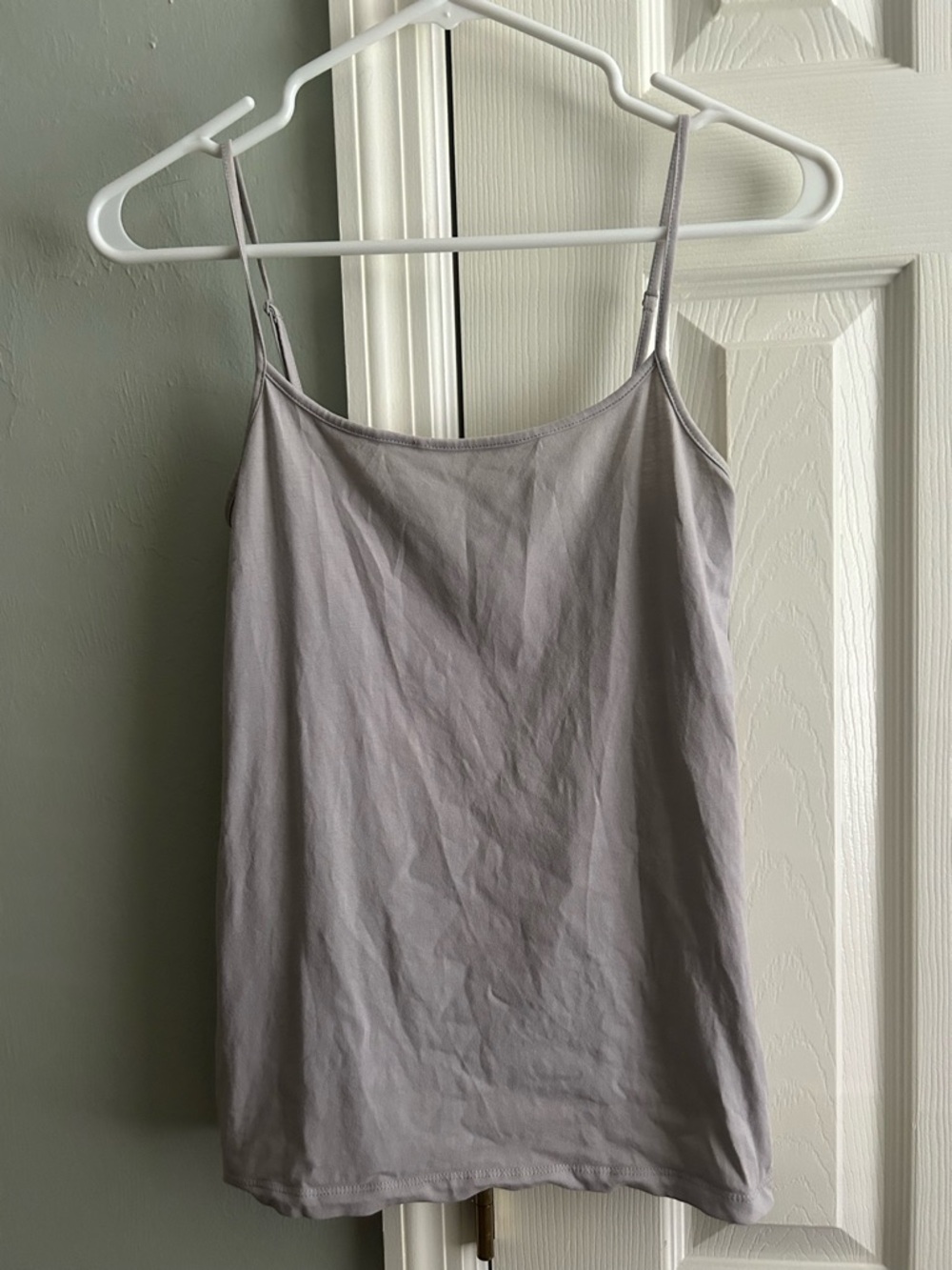 LOFT Light Gray Spaghetti Strap Camisole